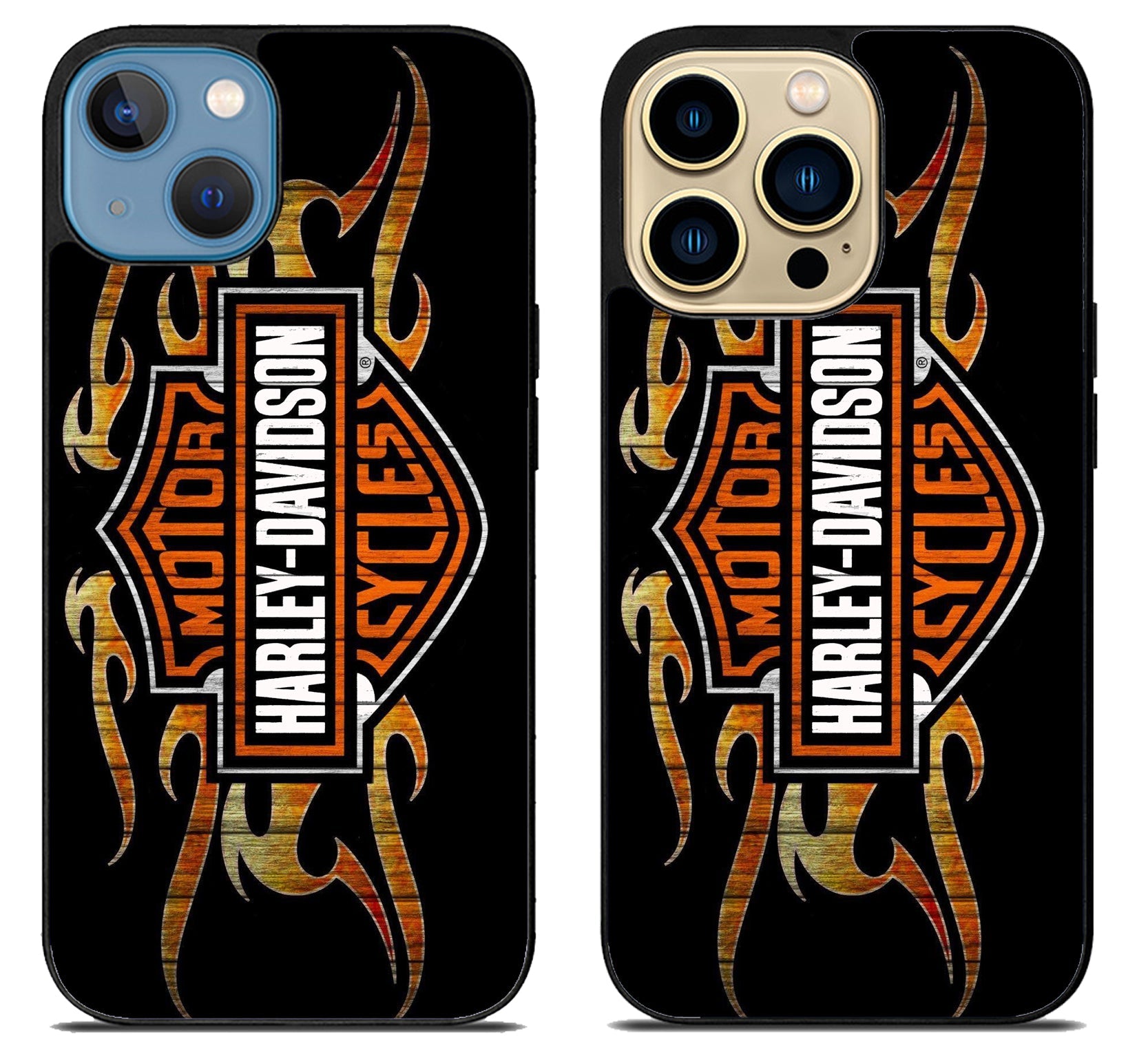 Harley Davidson Black Cool iPhone 14, 14 Plus, 14 Pro