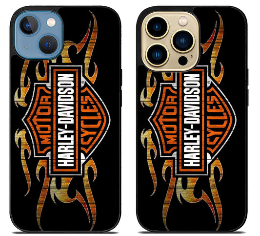 Harley Davidson Black Cool iPhone 14 | 14 Plus | 14 Pro | 14 Pro Max Case