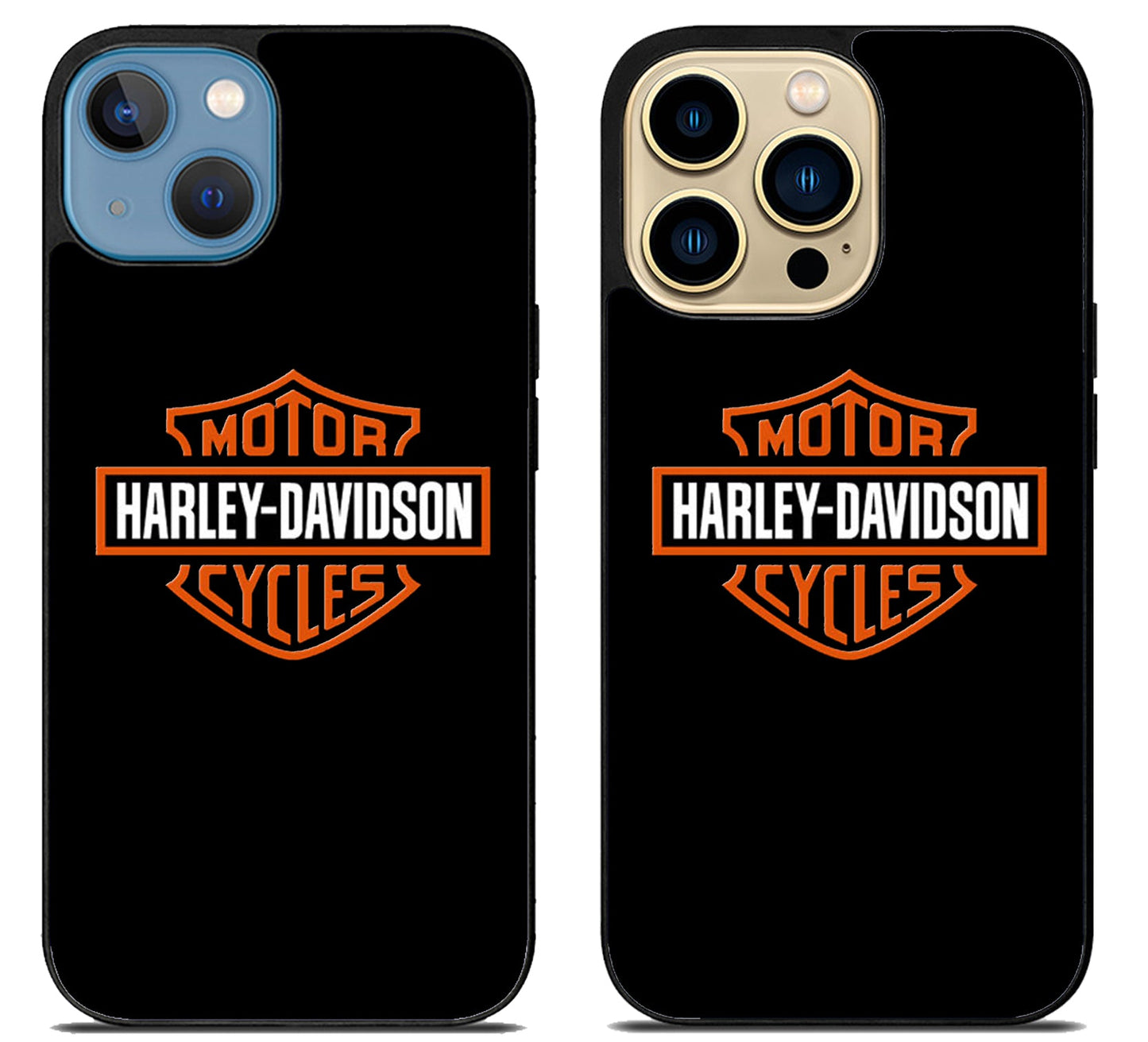 Harley Davidson Logo Black iPhone 14 | 14 Plus | 14 Pro | 14 Pro Max Case