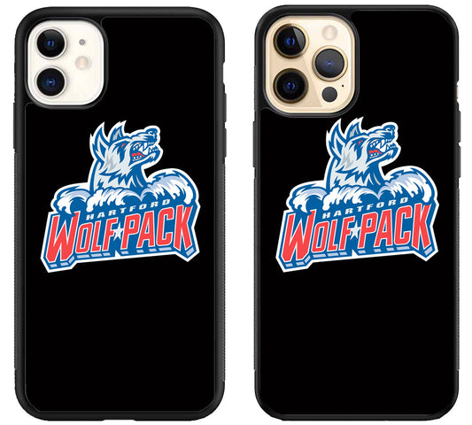 Hartford Wolf Pack Black iPhone 12 | 12 Mini | 12 Pro | 12 Pro Max Case