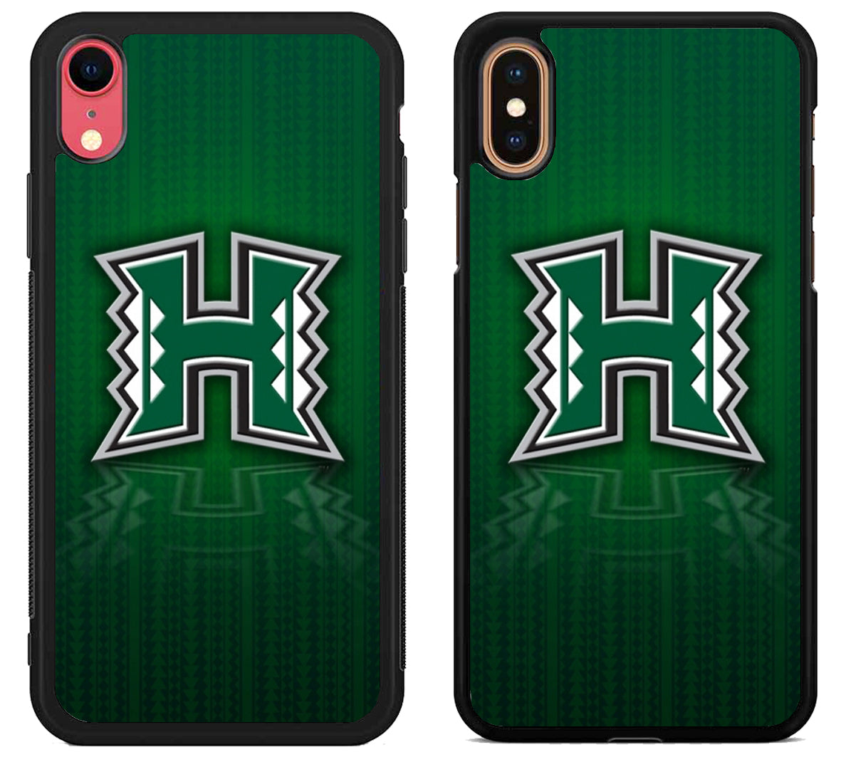 Hawaii Rainbow Warriors Background iPhone X | Xs | Xr | Xs Max Case
