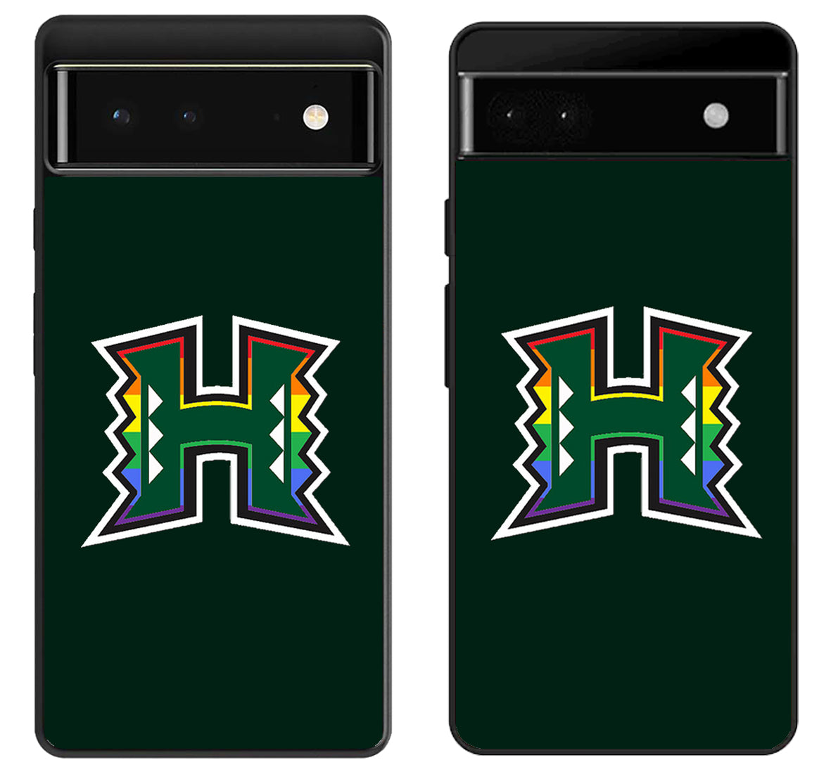 Hawaii Rainbow Warriors Logo Google Pixel 6 | 6A | 6 Pro Case