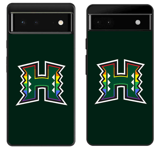 Hawaii Rainbow Warriors Logo Google Pixel 6 | 6A | 6 Pro Case