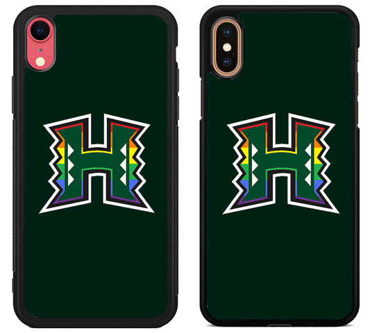 Hawaii Rainbow Warriors Logo iPhone X | Xs | Xr | Xs Max Case