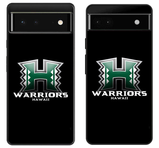 Hawaii Rainbow Warriors Black Google Pixel 6 | 6A | 6 Pro Case