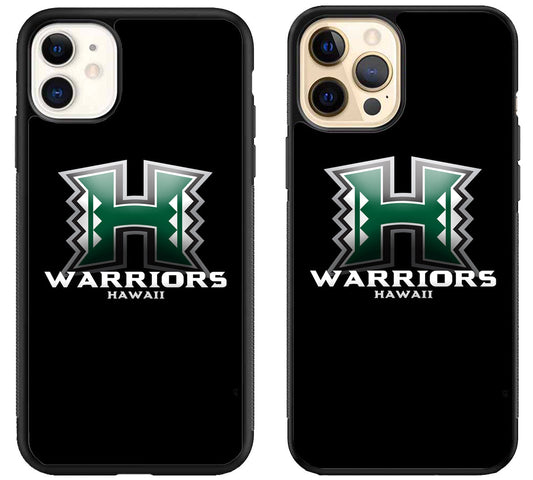 Hawaii Rainbow Warriors Black iPhone 12 | 12 Mini | 12 Pro | 12 Pro Max Case