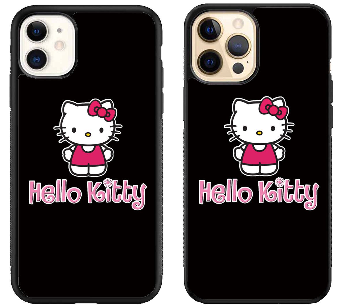 Hello Kitty Black iPhone 12 | 12 Mini | 12 Pro | 12 Pro Max Case