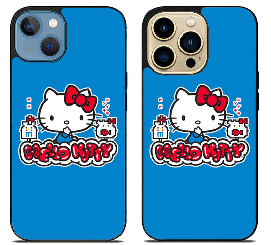 Hello Kitty Blue iPhone 14 | 14 Plus | 14 Pro | 14 Pro Max Case