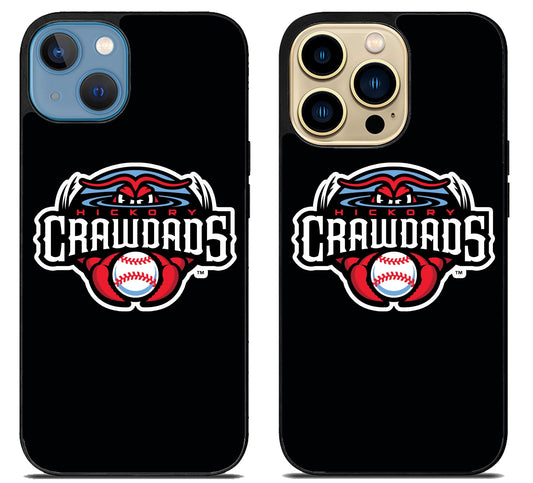 Hickory Crawdads Black iPhone 14 | 14 Plus | 14 Pro | 14 Pro Max Case