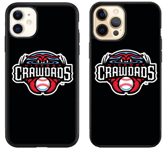 Hickory Crawdads Black iPhone 12 | 12 Mini | 12 Pro | 12 Pro Max Case