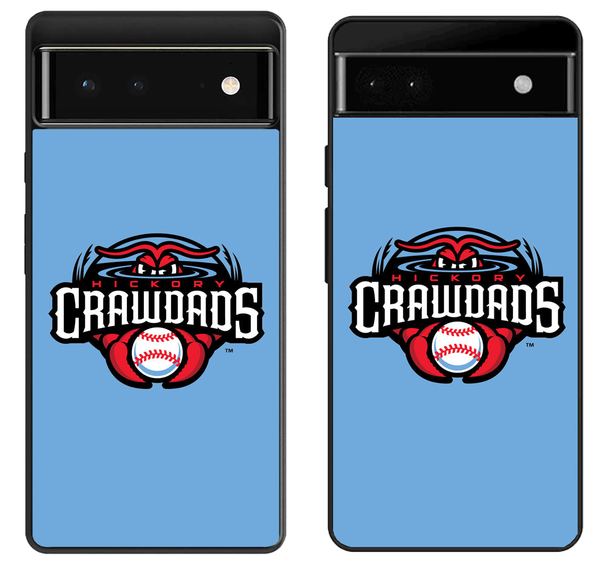 Hickory Crawdads Logo Google Pixel 6 | 6A | 6 Pro Case