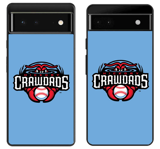 Hickory Crawdads Logo Google Pixel 6 | 6A | 6 Pro Case