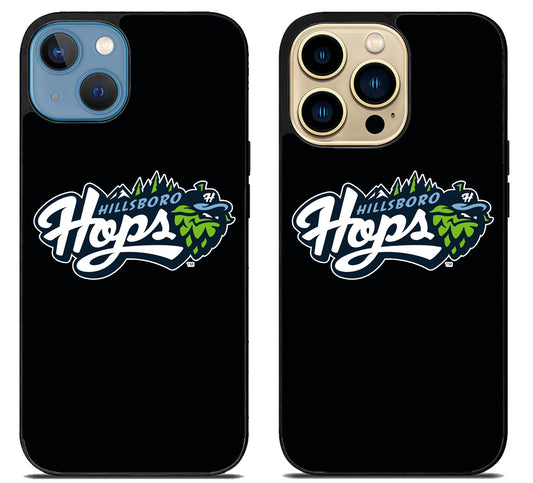 Hillsboro Hops Black iPhone 14 | 14 Plus | 14 Pro | 14 Pro Max Case
