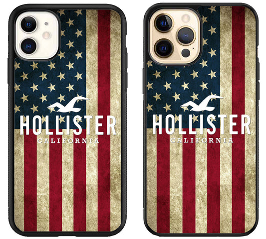 Hollister Logo Flag iPhone 12 | 12 Mini | 12 Pro | 12 Pro Max Case
