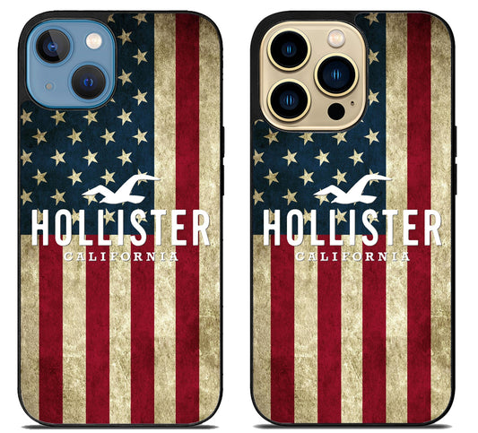 Hollister Logo Flag iPhone 14 | 14 Plus | 14 Pro | 14 Pro Max Case