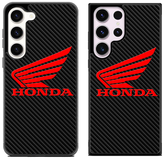 Honda Carbon Logo Samsung Galaxy S23 | S23+ | S23 Ultra Case