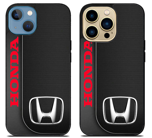 Honda Logo Black iPhone 14 | 14 Plus | 14 Pro | 14 Pro Max Case