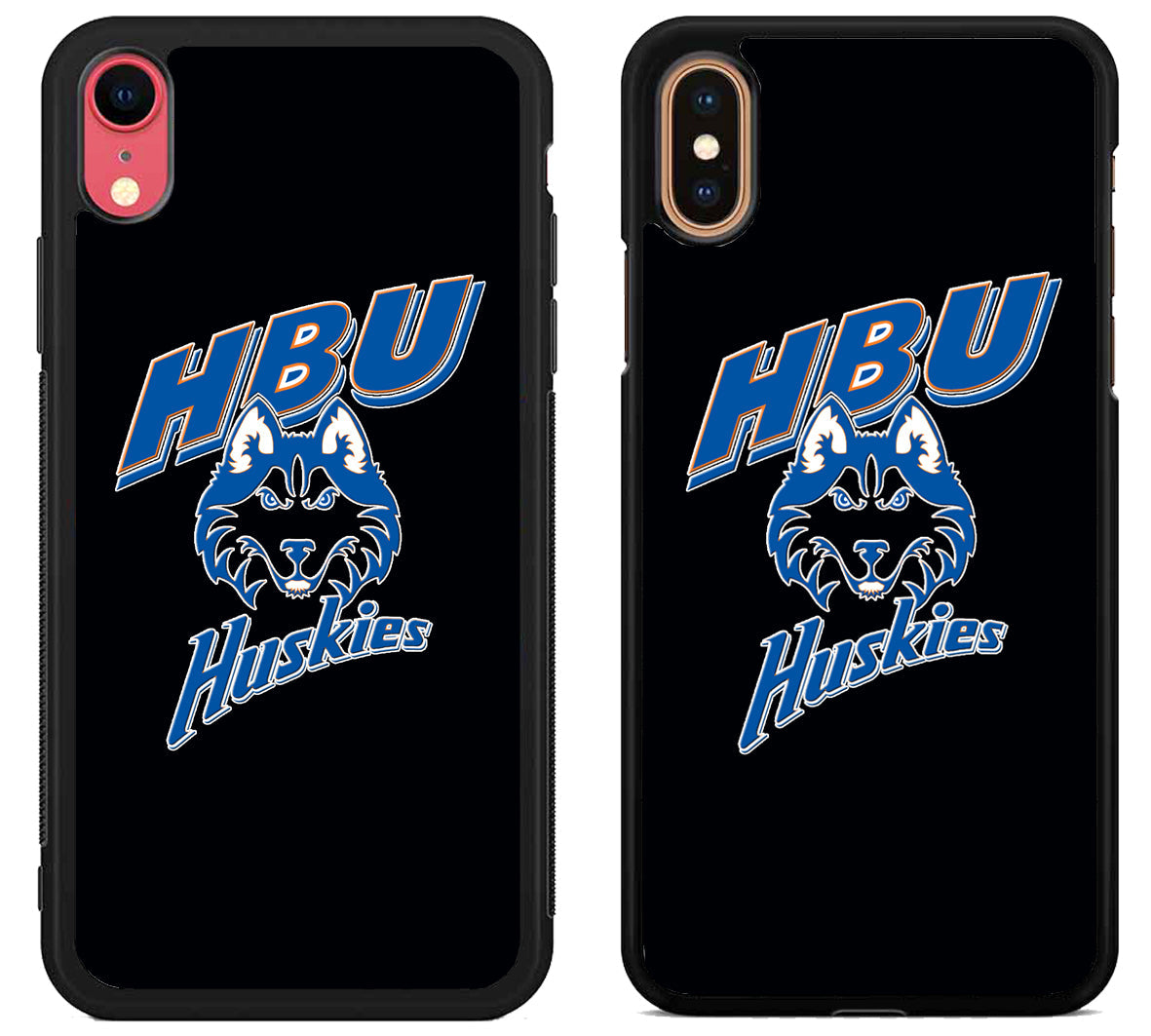 Houston Baptist Huskies Black iPhone X | Xs | Xr | Xs Max Case