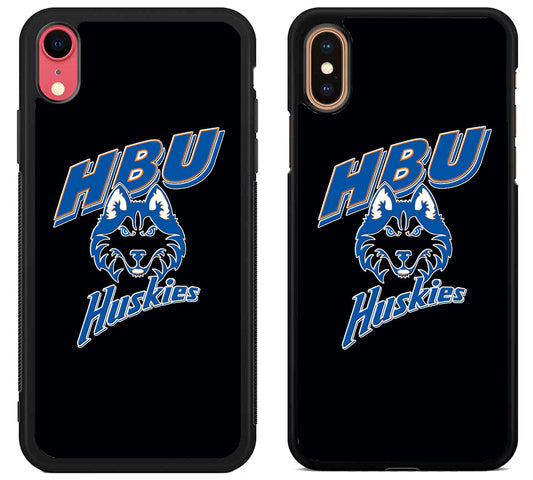 Houston Baptist Huskies Black iPhone X | Xs | Xr | Xs Max Case