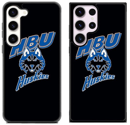 Houston Baptist Huskies Black Samsung Galaxy S23 | S23+ | S23 Ultra Case
