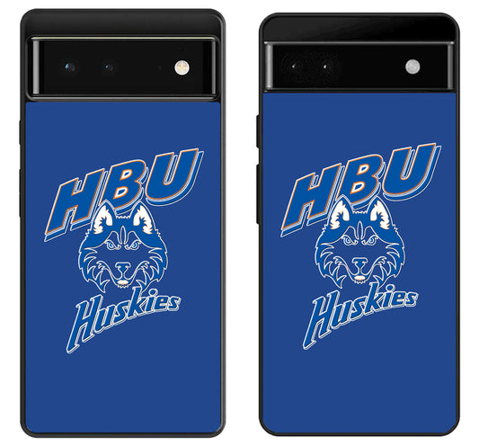 Houston Baptist Huskies Blue Google Pixel 6 | 6A | 6 Pro Case