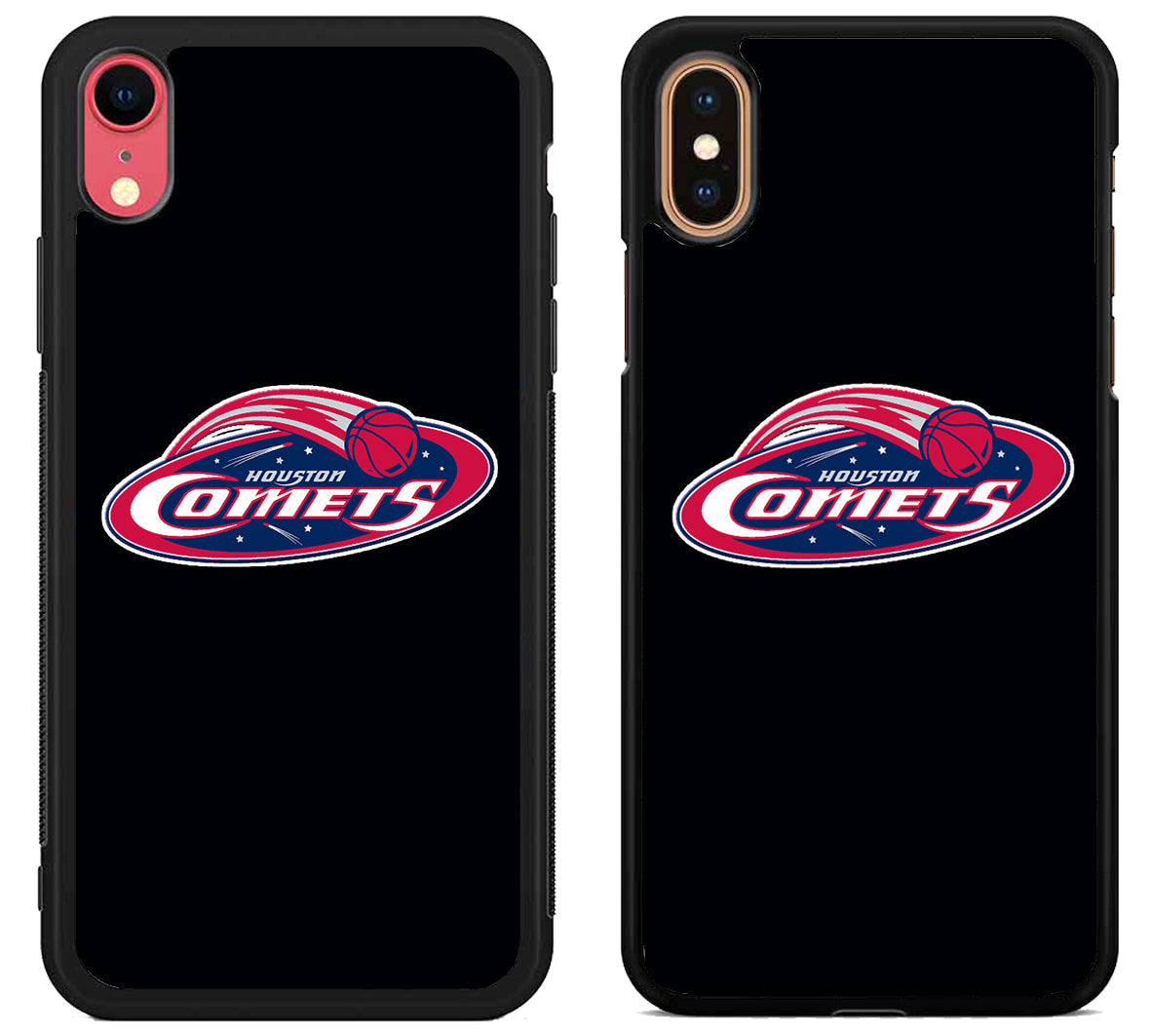 Houston Comets Black iPhone X | Xs | Xr | Xs Max Case