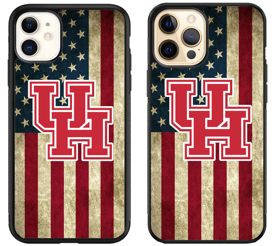 Houston Cougars Flag iPhone 12 | 12 Mini | 12 Pro | 12 Pro Max Case