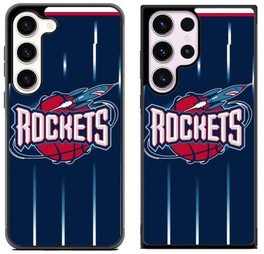 Houston Rockets Logo Blue Samsung Galaxy S23 | S23+ | S23 Ultra Case