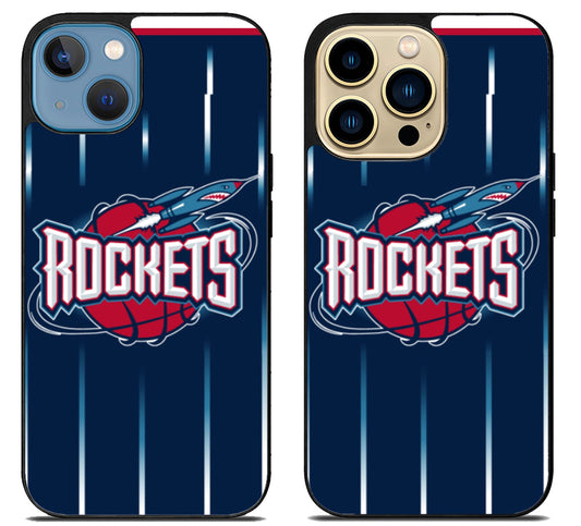 Houston Rockets Logo Blue iPhone 14 | 14 Plus | 14 Pro | 14 Pro Max Case