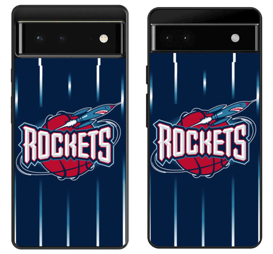 Houston Rockets Logo Blue Google Pixel 6 | 6A | 6 Pro Case