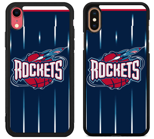 Houston Rockets Logo Blue iPhone X | Xs | Xr | Xs Max Case