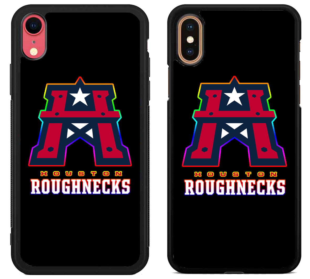 Houston Roughnecks Black iPhone X | Xs | Xr | Xs Max Case