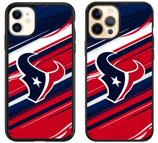 Houston Texans Logo Color iPhone 12 | 12 Mini | 12 Pro | 12 Pro Max Case
