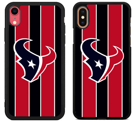 Houston Texans Striped iPhone X | Xs | Xr | Xs Max Case