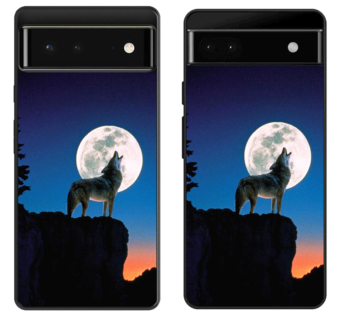 Howling Wolf Moon Sky Google Pixel 6 | 6A | 6 Pro Case