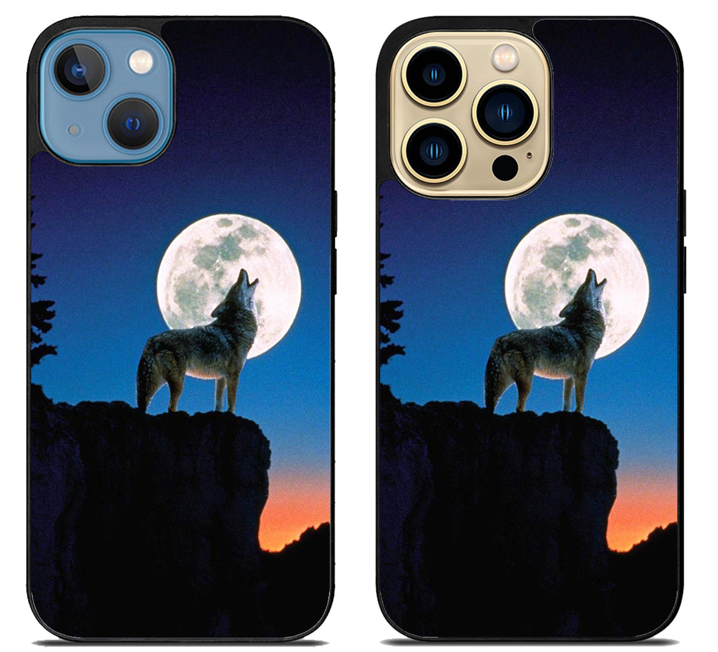 Howling Wolf Moon Sky iPhone 14 | 14 Plus | 14 Pro | 14 Pro Max Case