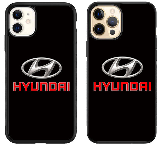 Hyundai Logo Red iPhone 12 | 12 Mini | 12 Pro | 12 Pro Max Case