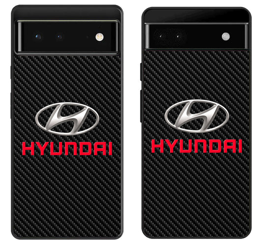 Hyundai Red Carbon Google Pixel 6 | 6A | 6 Pro Case