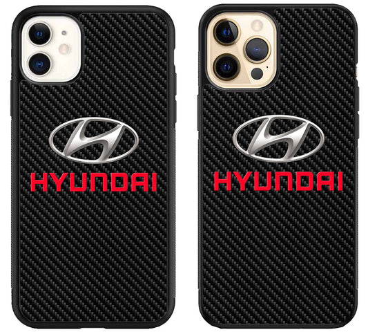 Hyundai Red Carbon iPhone 12 | 12 Mini | 12 Pro | 12 Pro Max Case