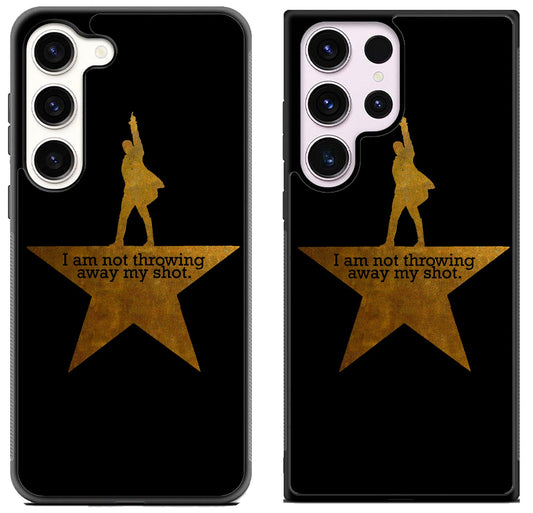 I am Not Throwing Away My Shot Black Samsung Galaxy S23 | S23+ | S23 Ultra Case