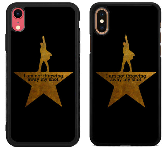 I am Not Throwing Away My Shot Black iPhone X | Xs | Xr | Xs Max Case