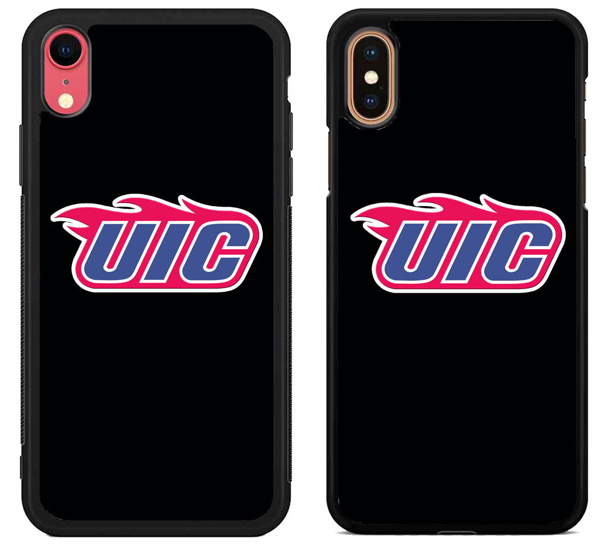 Illinois Chicago Flames Black iPhone X | Xs | Xr | Xs Max Case