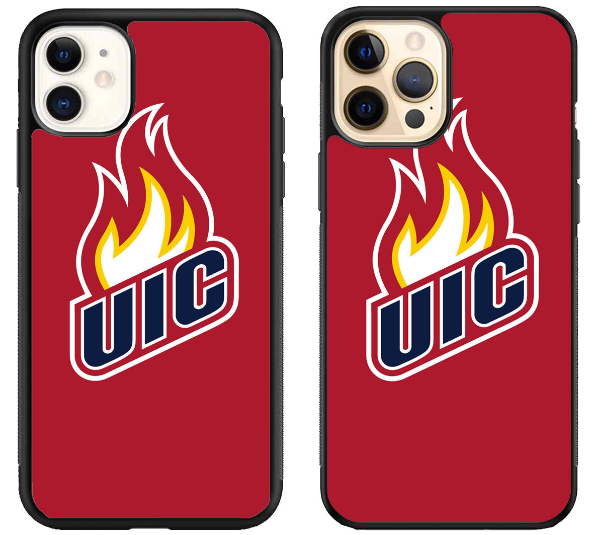 Illinois Chicago Flames Cover iPhone 12 | 12 Mini | 12 Pro | 12 Pro Max Case