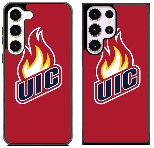 Illinois Chicago Flames Cover Samsung Galaxy S23 | S23+ | S23 Ultra Case