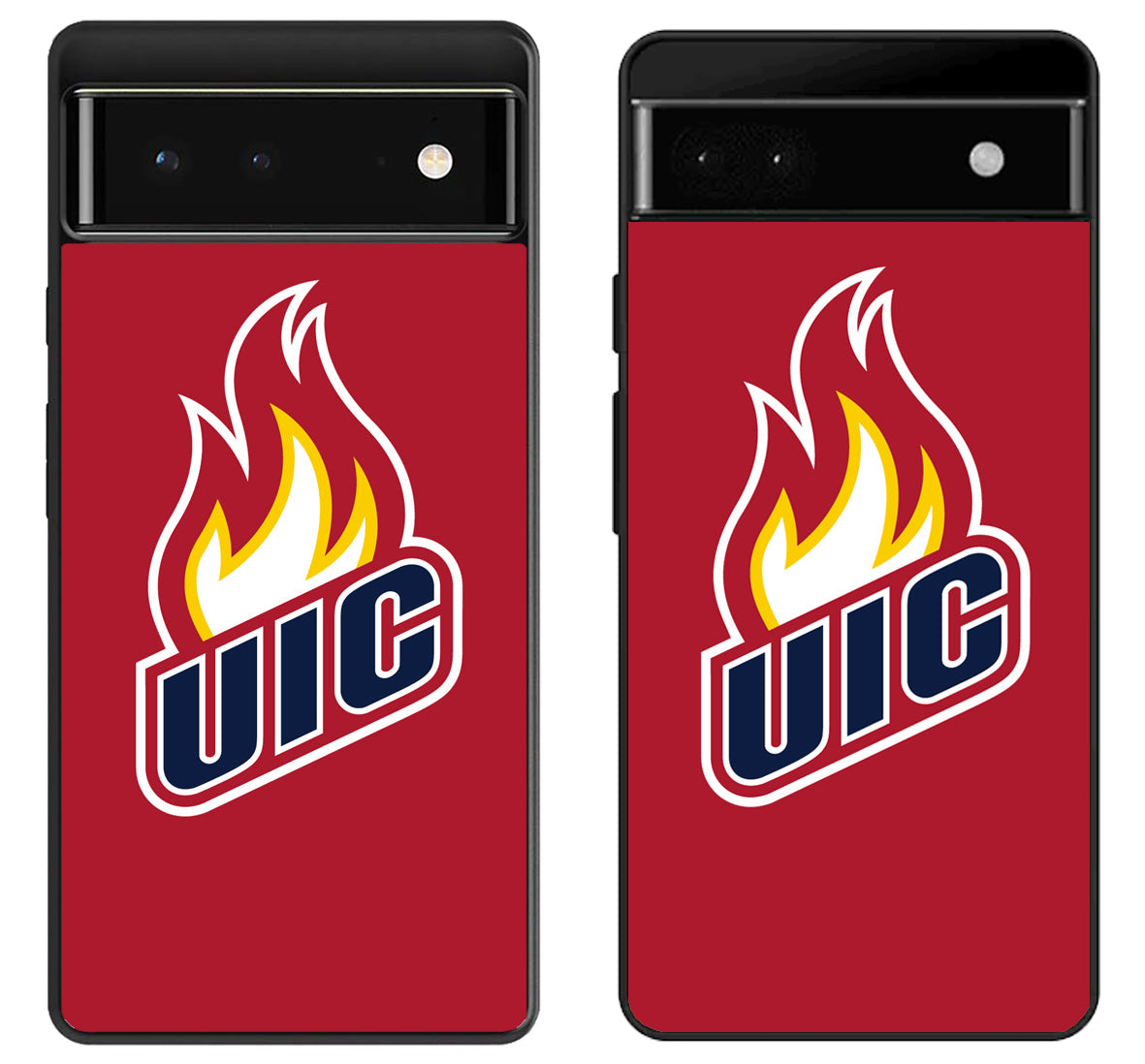 Illinois Chicago Flames Cover Google Pixel 6 | 6A | 6 Pro Case