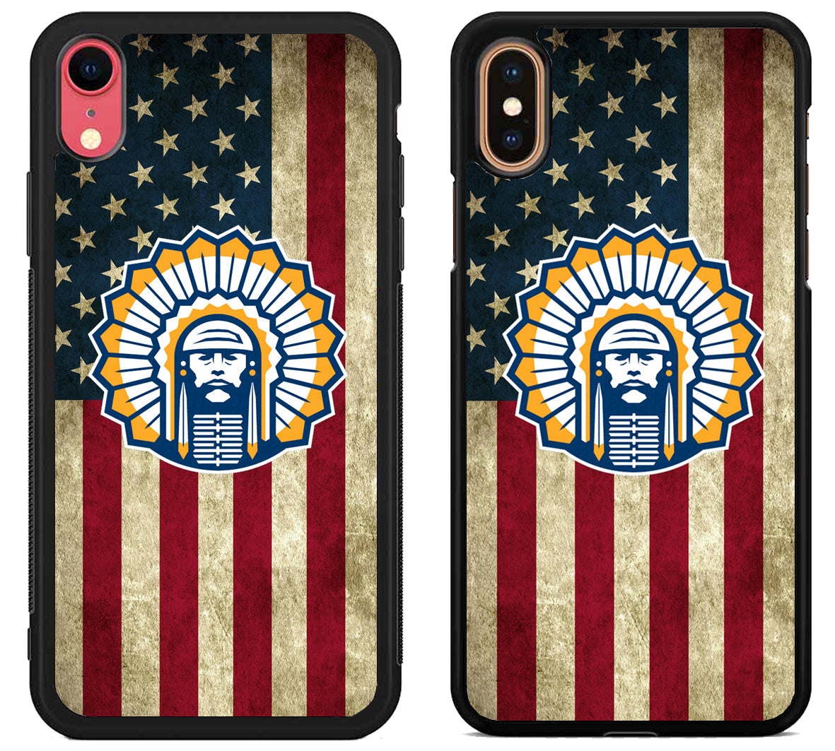 Illinois Fighting Chief Illini Flag iPhone X | Xs | Xr | Xs Max Case