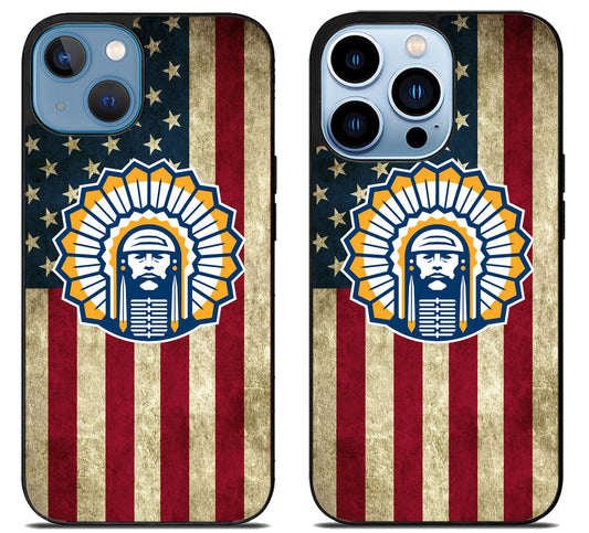 Illinois Fighting Chief Illini Flag iPhone 13 | 13 Mini | 13 Pro | 13 Pro Max Case