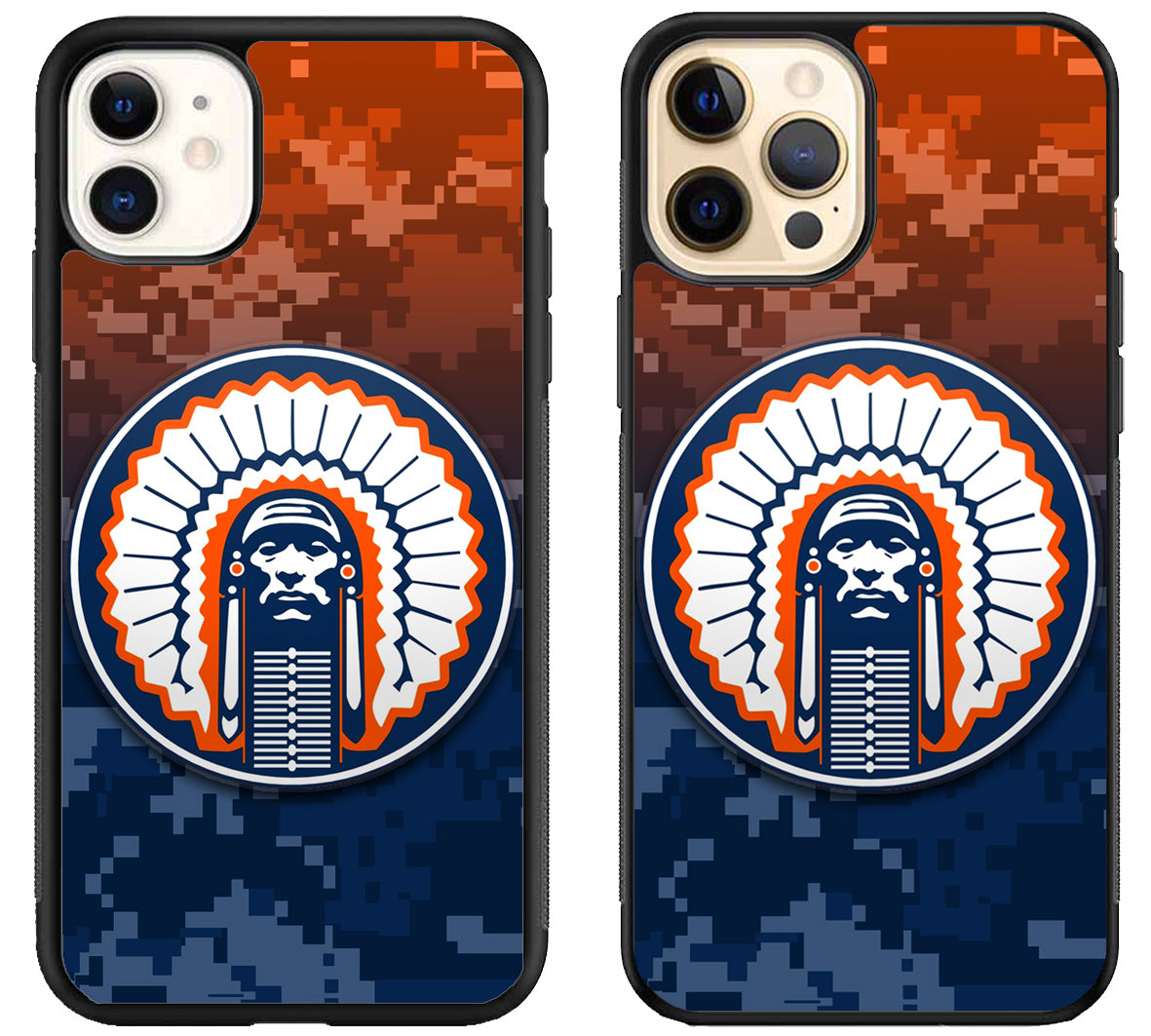 Illinois Fighting Chief Illini iPhone 12 | 12 Mini | 12 Pro | 12 Pro Max Case