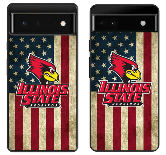 Illinois State Redbirds Flag Google Pixel 6 | 6A | 6 Pro Case