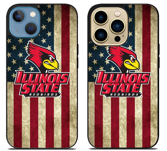 Illinois State Redbirds Flag iPhone 14 | 14 Plus | 14 Pro | 14 Pro Max Case